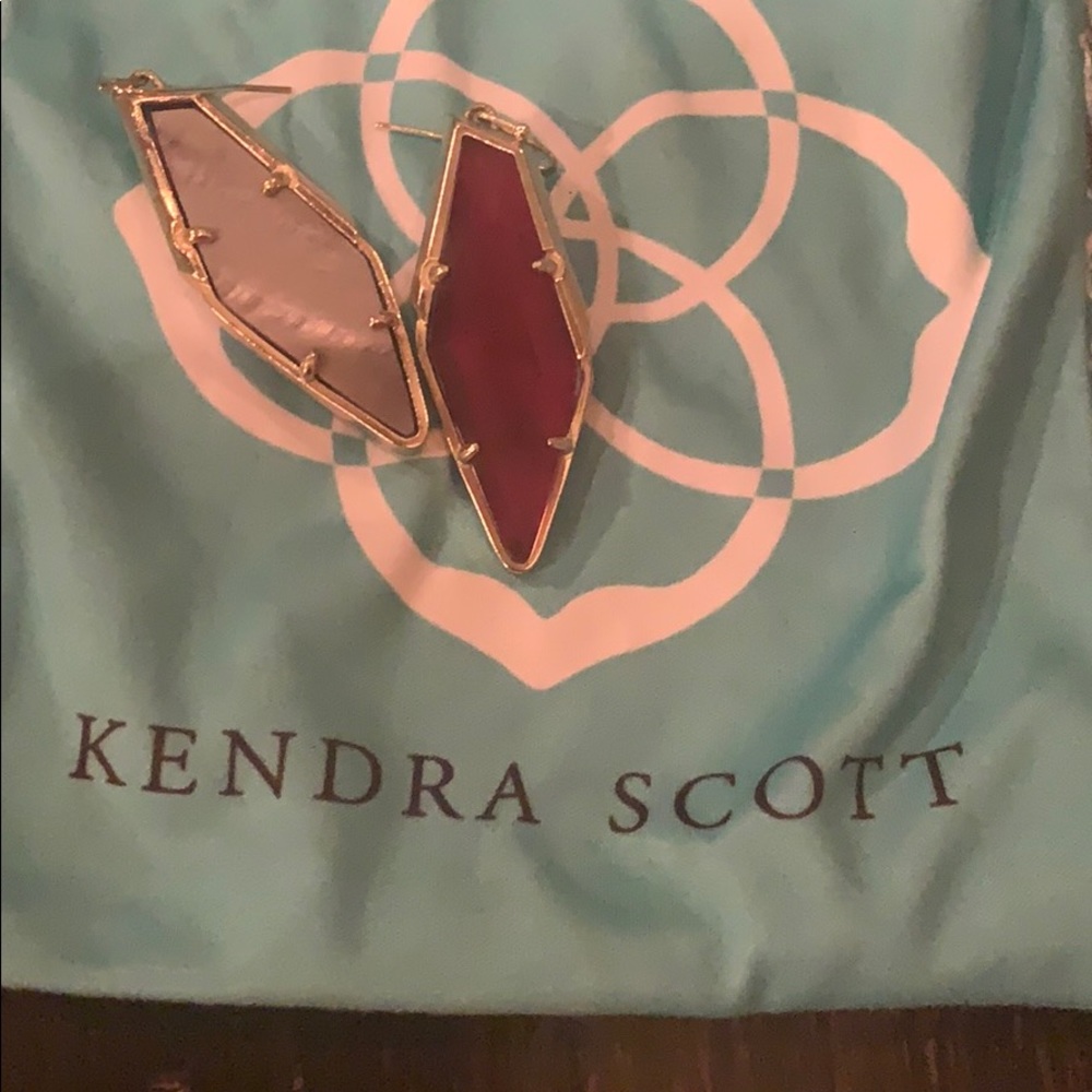 Red and grey Kendra Scott
